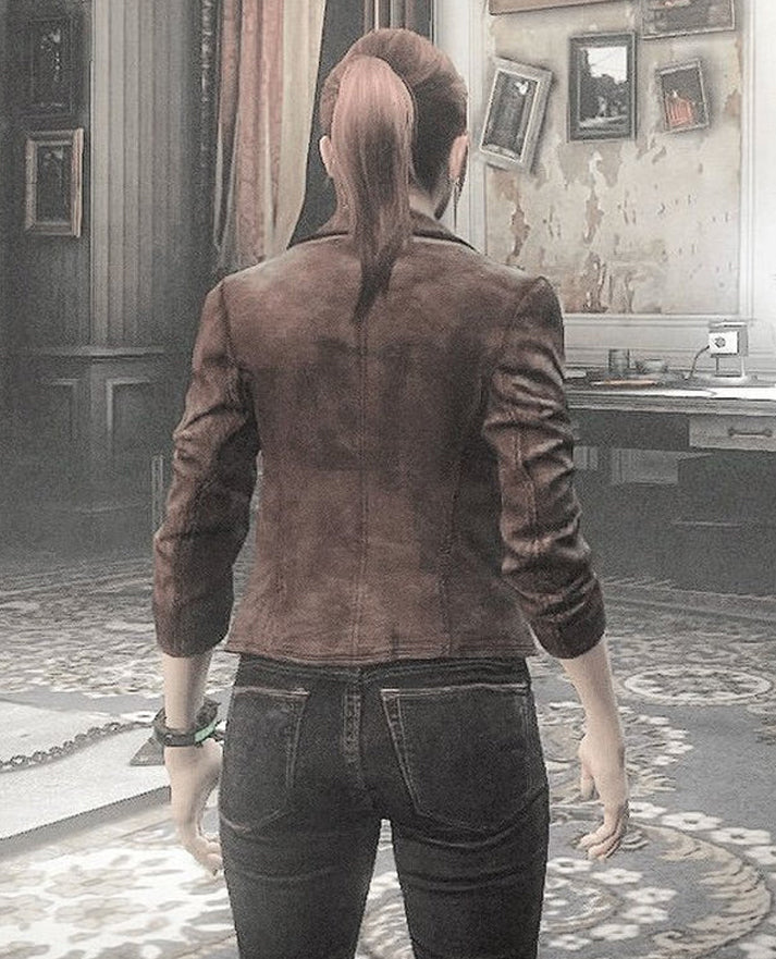 Resident Evil Infinite Darkness Claire Redfield Biker Jacket