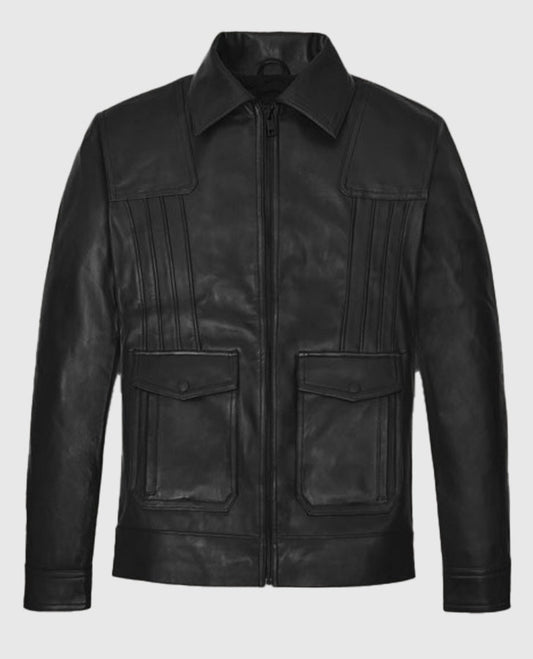 Aaron Taylor Johnson Leather Jacket