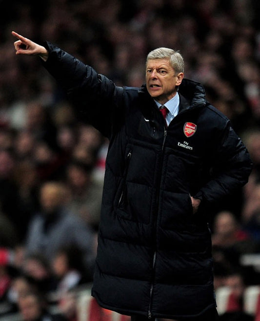 Arsene Wenger Black Puffer Coat