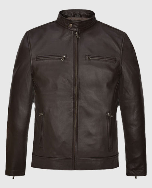 Chicago PD Hank Voight Brown Leather Jacket