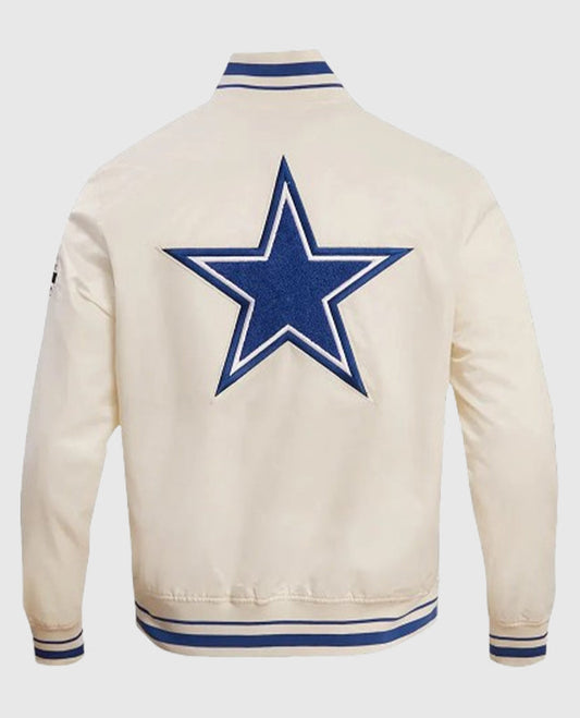 Dallas Cowboys Retro Classic Rib Varsity Jacket