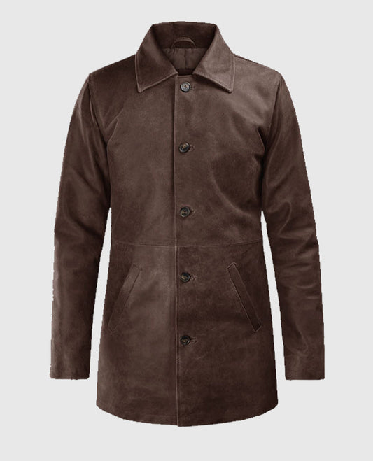 Dean Winchester Leather Trench Coat