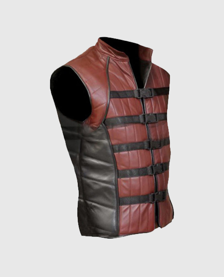 Farscape John Crichton Brown Leather Vest