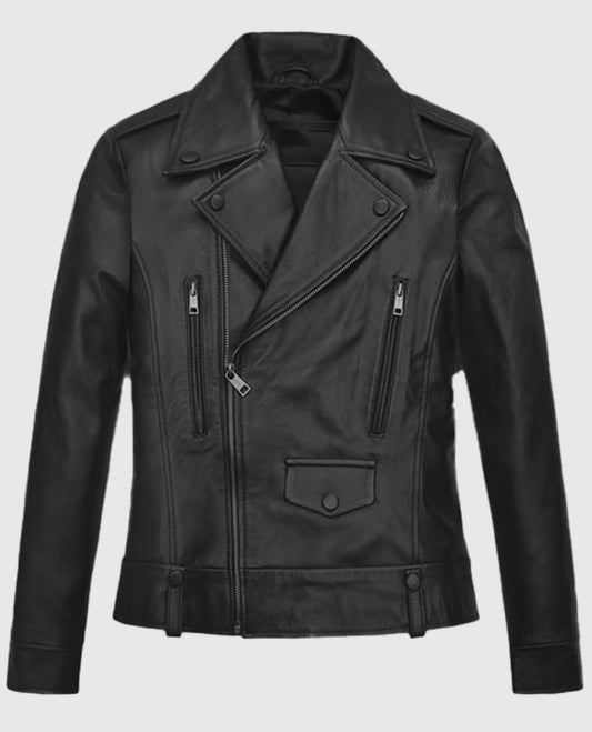 Hailey Baldwin Bieber's Black Leather Jacket