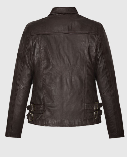 Hailey Baldwin Brown Leather Jackets