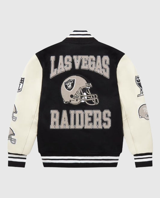 Las Vegas Raiders letterman jacket