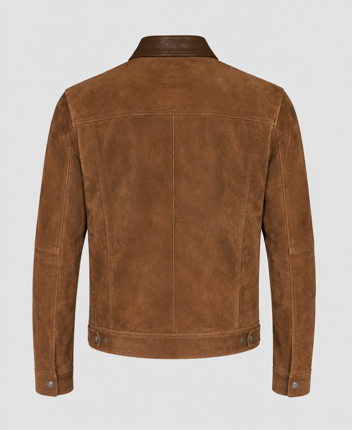 Men's Suede Brown Leather Jacket