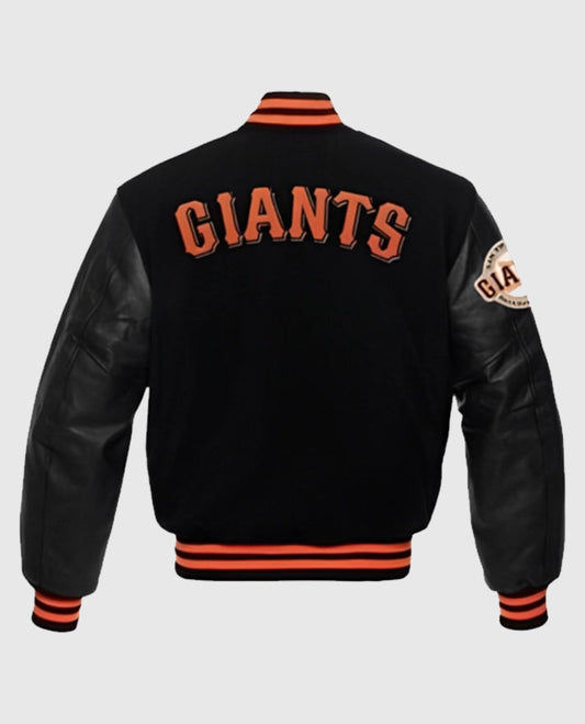 San Francisco Giants Black Varsity Jacket