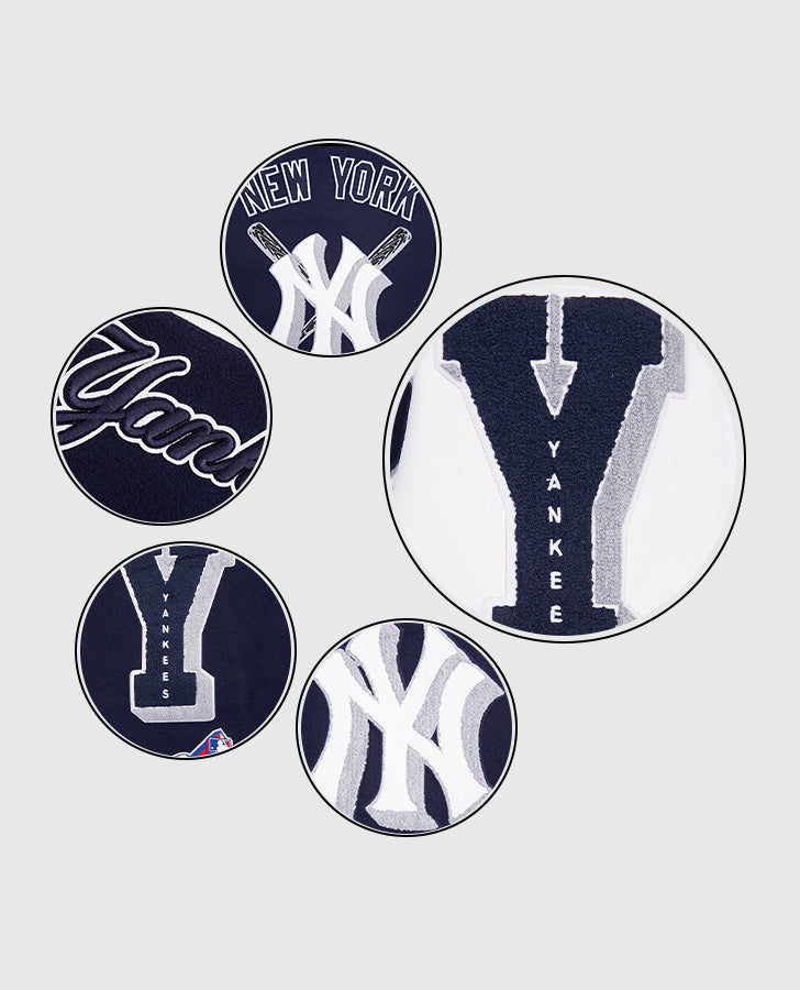Men's MLB New York Yankees Blue White Varsity Jacket