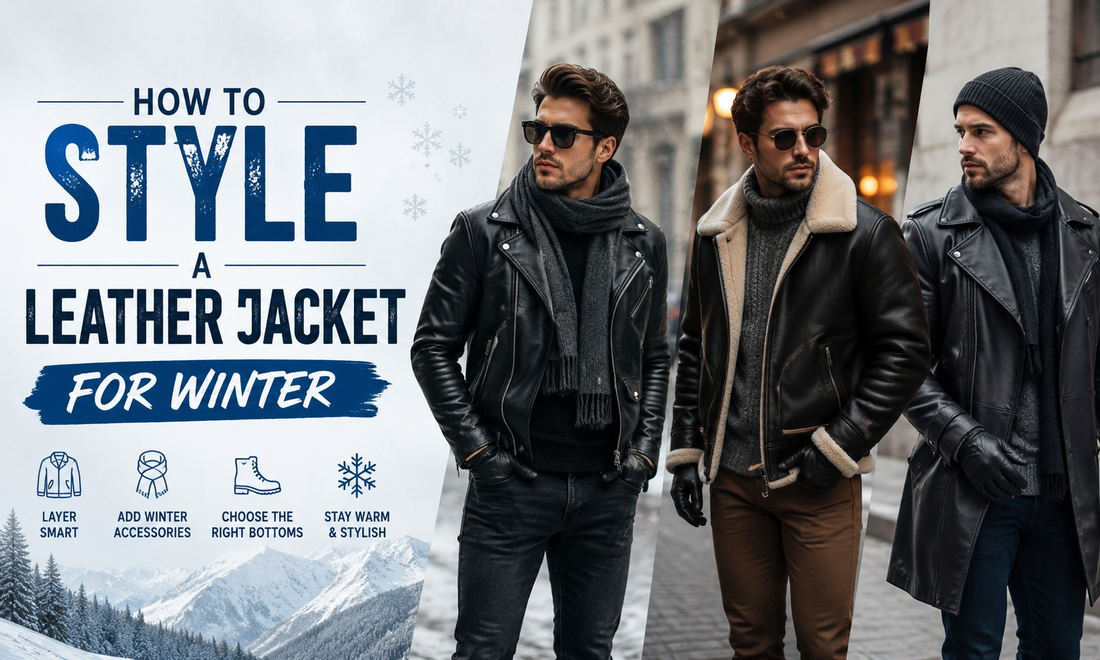 How to Style a Leather Jacket for Winter