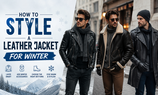 How to Style a Leather Jacket for Winter