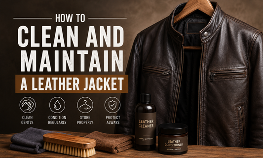 Hhow to Clean and Maintain a Leather Jacket
