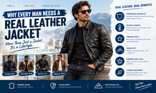 Why Every Man Needs a Real Leather Jacket
