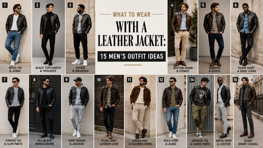 What to Wear With a Leather Jacket: 15 Men’s Outfit Ideas