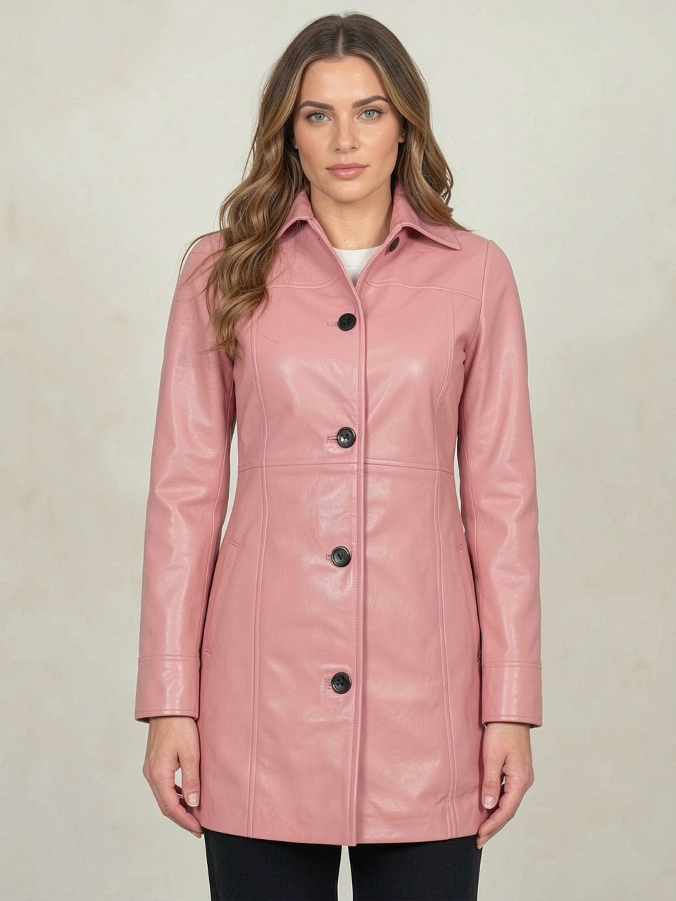 Women's Leather Trench Coats