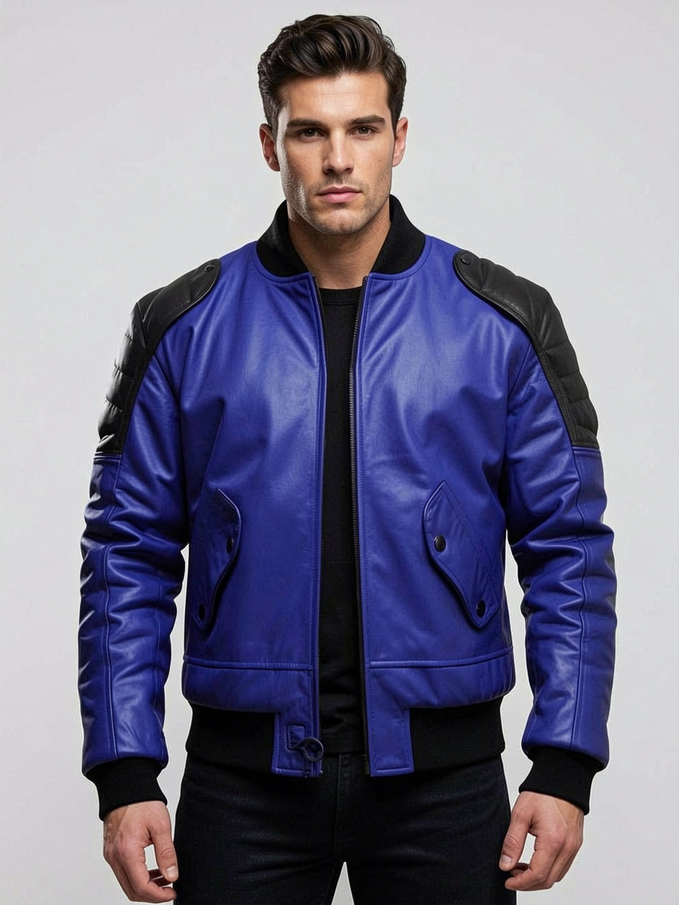 Men's Leather Bomber Jackets