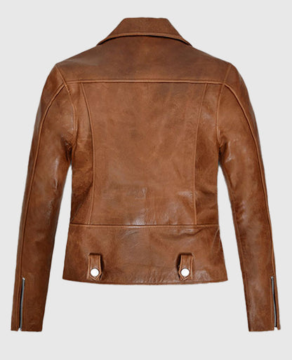 Kylie Jenner Brown Leather Jacket