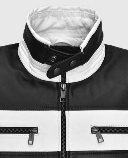 Sebastian Stan Black Leather Jacket
