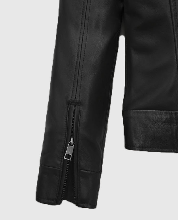 Hailey Baldwin Bieber's Black Leather Jackets
