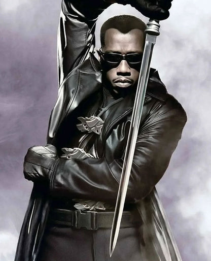 Wesley Snipes Blade Trench Coat