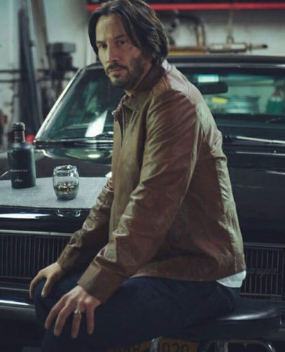 keanu Reeves John Wick Leather Jacket