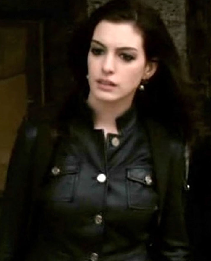 Anne Hathaway Get Smart Leather Jacket