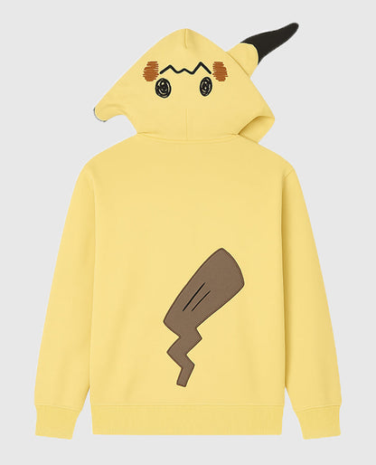 Mimikyu Themed French Terry Zip-Up Hoodie
