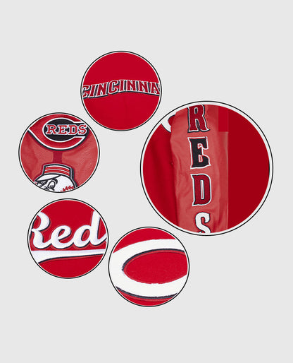 Men's MLB Cincinnati Reds Red Varsity Jacket