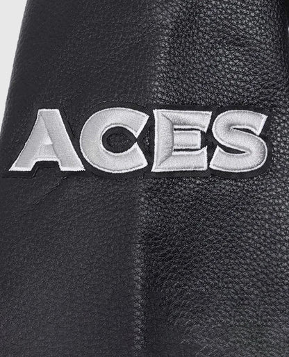 Retro Las Vegas Aces Classics Rib Varsity Jacket