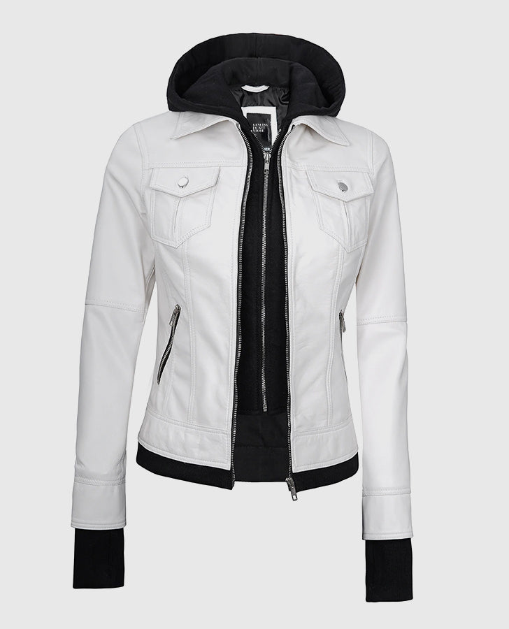 Womens-White-Bomber-Leather-Jacket-with-Hood