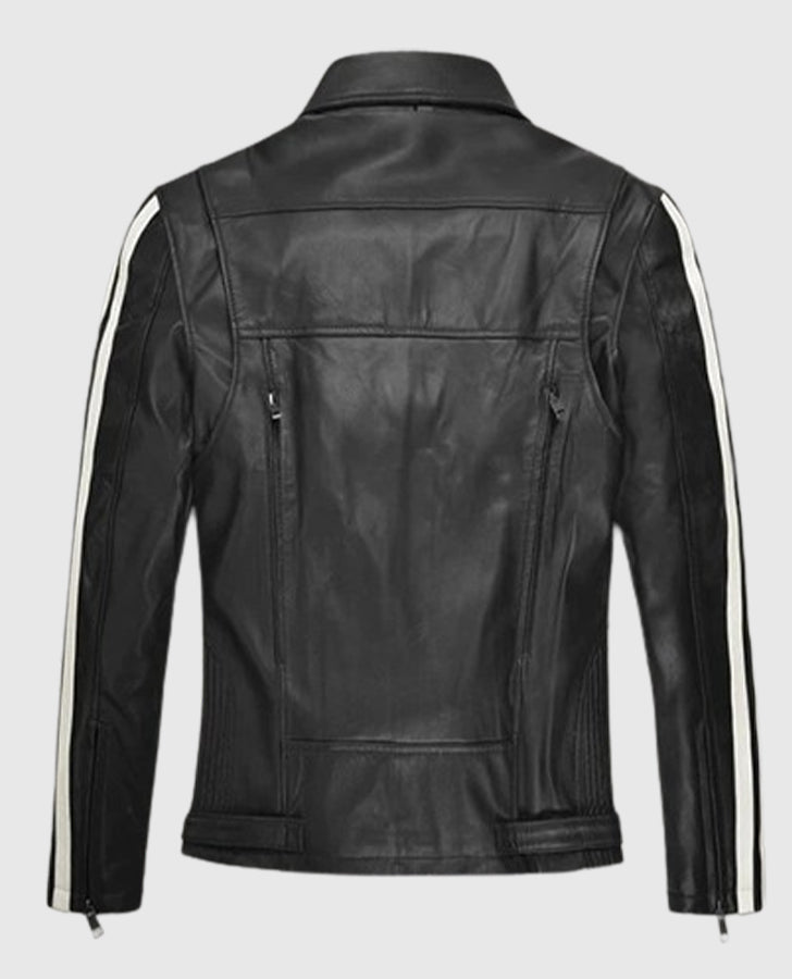 Robert Pattinson Vintage Leather Jacket