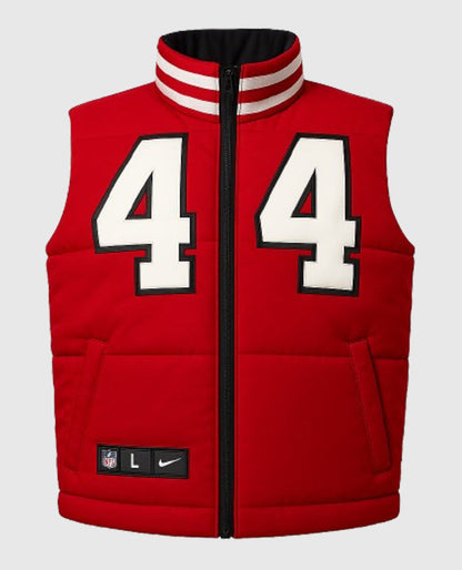Kristin Juszczyk 49ers Puffer Vest