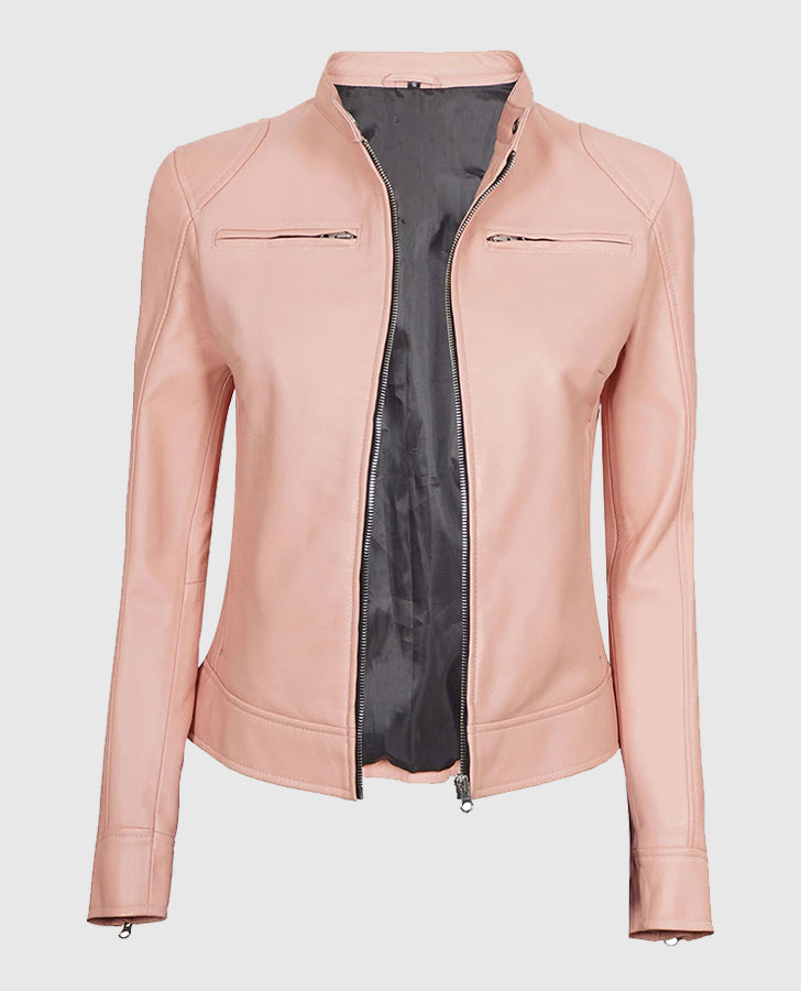 Light-Pink-Womens-Motorcycle-Cafe-Racer-Leather-Jacket