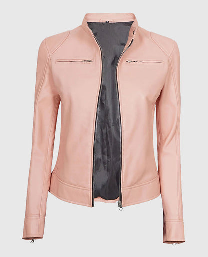 Light-Pink-Womens-Motorcycle-Cafe-Racer-Leather-Jacket