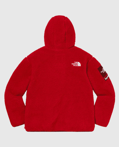 Supreme The North Face S Logo Red Fleece Jacket