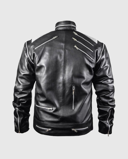 Michael Jackson Beat It Black Leather Jacket