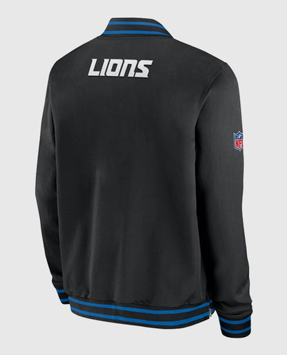 Detroit Lions Sideline Black Jacket