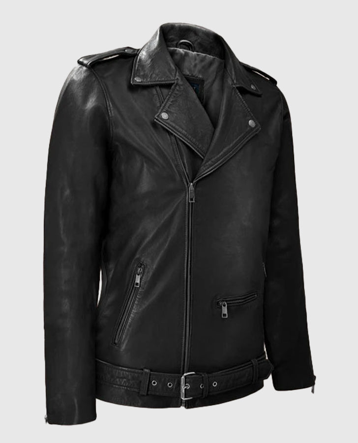 Rutland Black Riding Leather Jacket