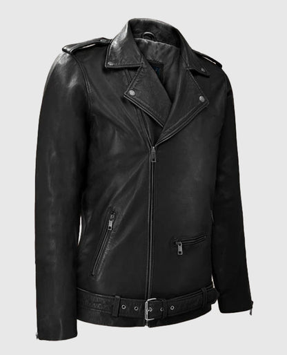 Rutland Black Riding Leather Jacket
