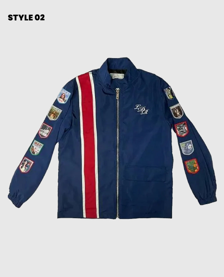 Lana Del Rey Blue Racing Jacket