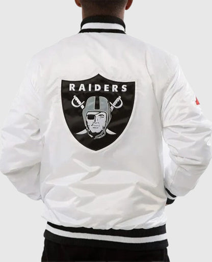 Mark Davis Las Vegas Raiders White Jacket