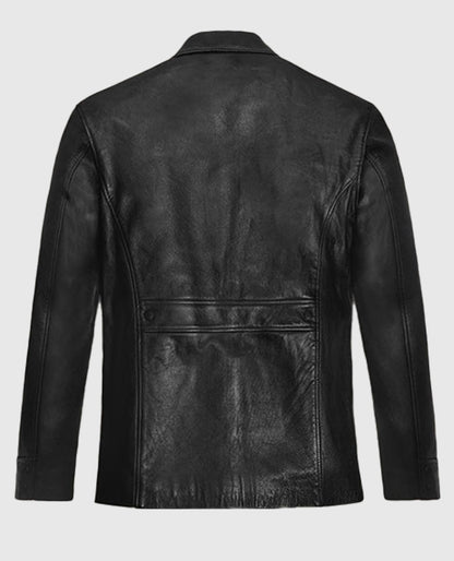 Johnny Depp Black Leather Jacket