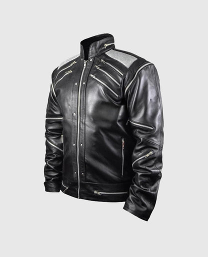 Michael Jackson Beat It Black Leather Jacket
