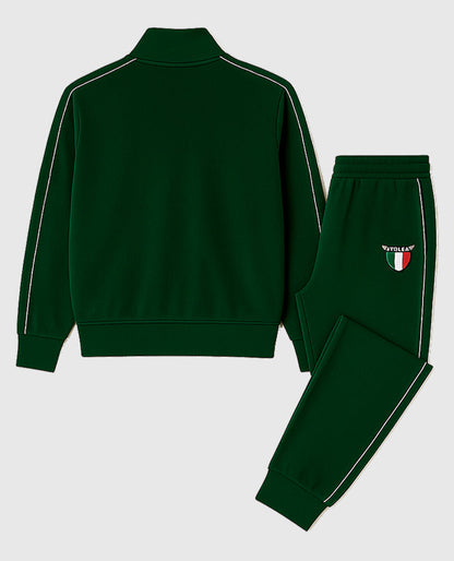 Jason Kelce Italia Green velour tracksuit