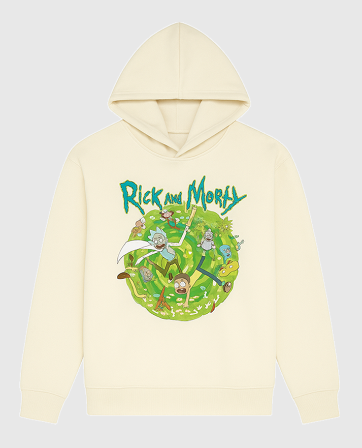 Rick and Morty Portal Collage Hoodie