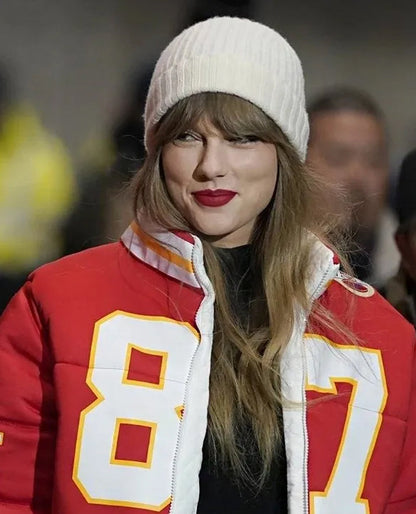 Taylor Swift Kelce 87 Puffer Jacket