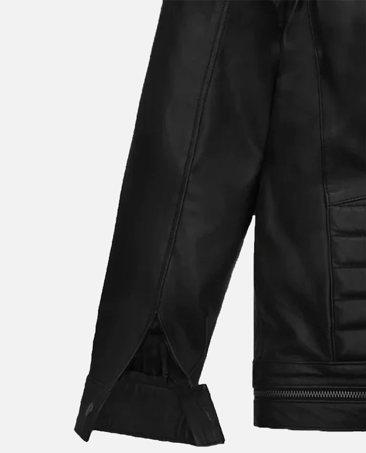 Andrew Tate Black Leather Jacket