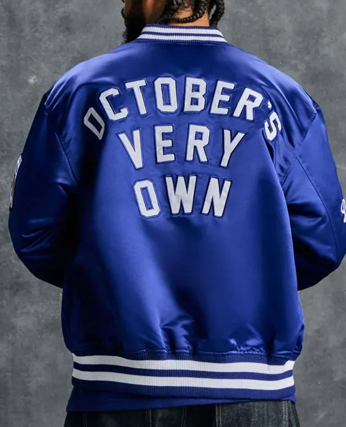Los Angeles Dodgers OVO Blue Jacket