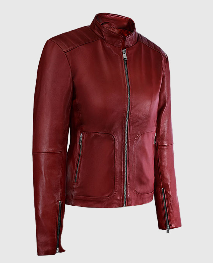 Kaya-Scodelario-Resident-Evil-Leather-Jacket