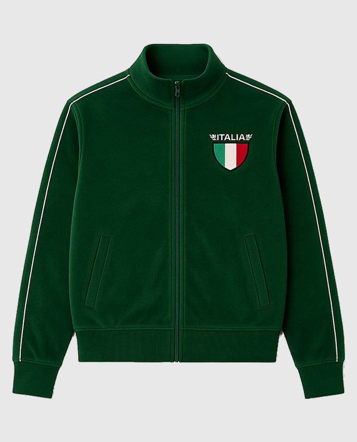 Jason Kelce Italia Green velour tracksuit